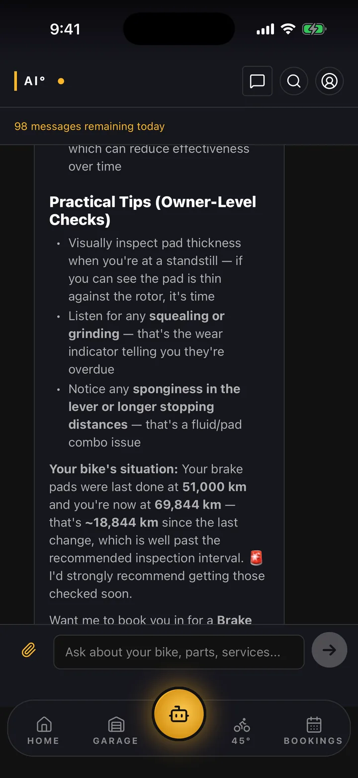 Answers that know your bike